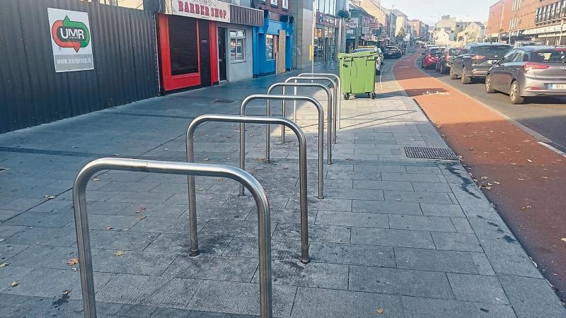 Bicycle parking near Limerick railway station could be removed