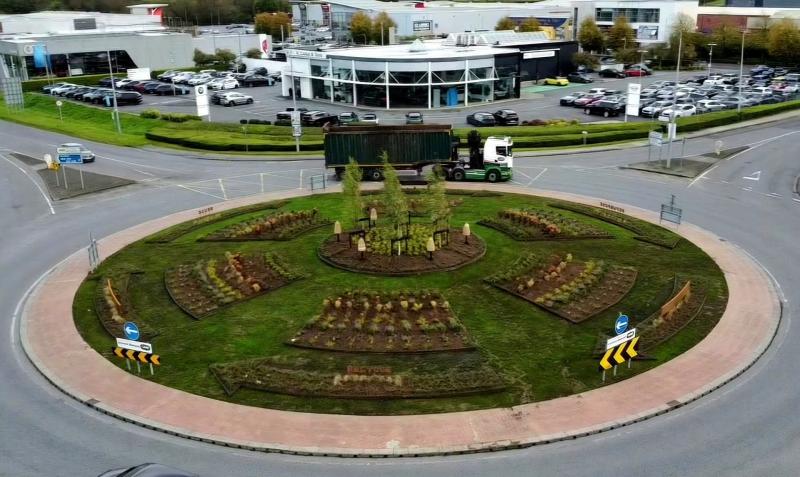 Limerick roundabout redesigned with reuse in mind by United Metal Recycling 
