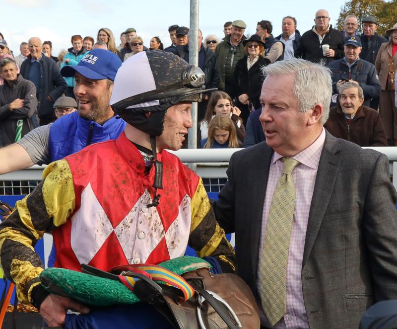 WATCH: Limerick trainer Eric McNamara retains Munster National prize with memorable 1-2 at Greenmount Park