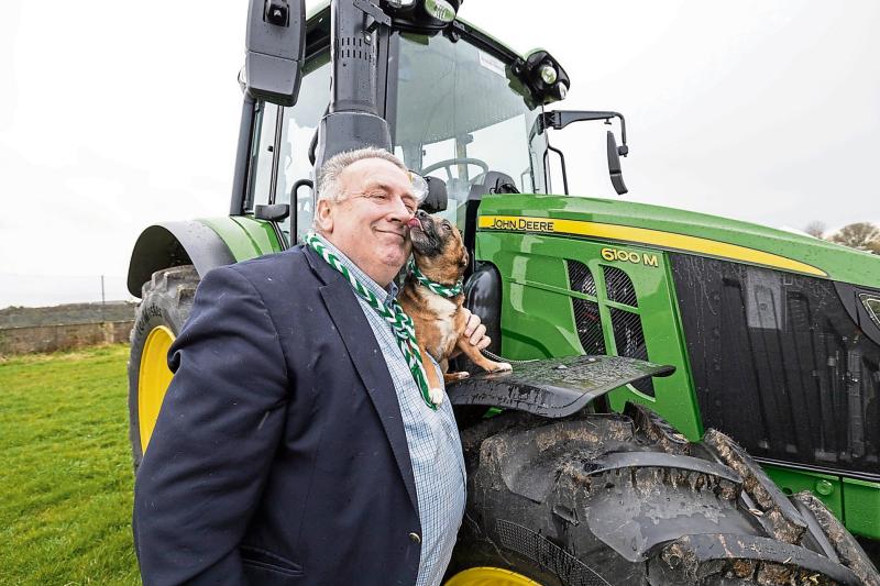 ‘Animal lover’: Limerick man asks for photo of dog that won €100k tractor placed on his coffin