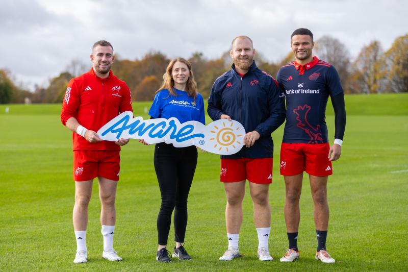Munster Rugby announce aware as Charity Partner