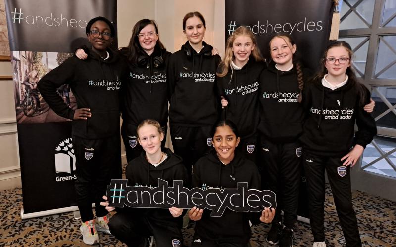 Local Limerick teenagers lead the way in new cycling initiative #AndSheCycles