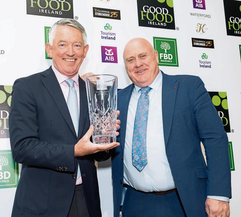Popular Limerick hotelier honoured at the Good Food Ireland Awards