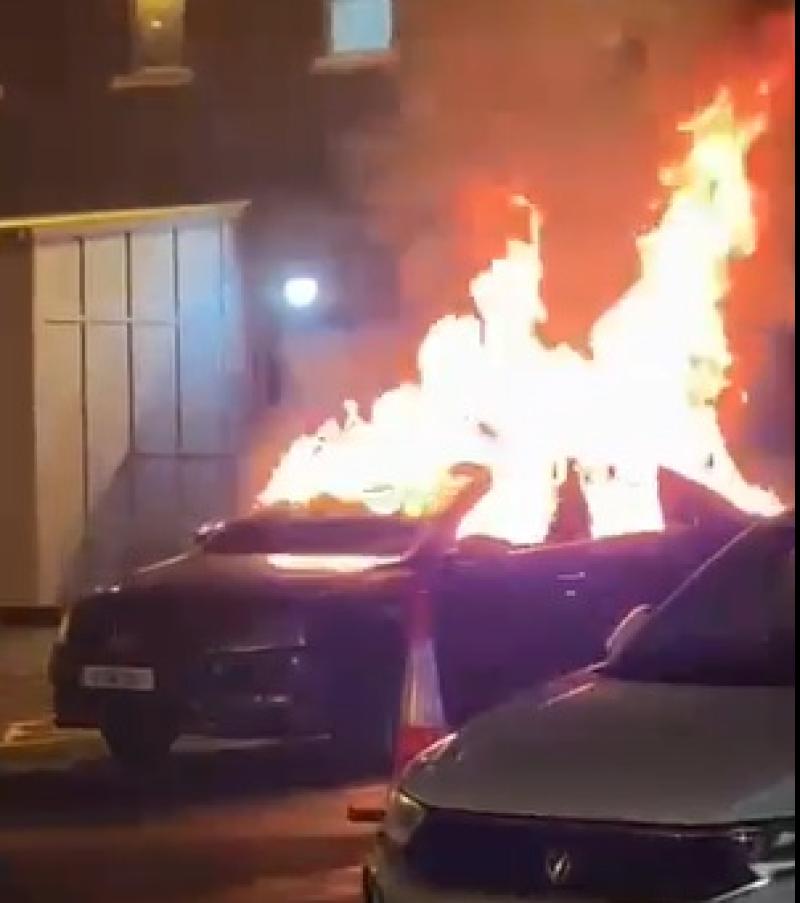 BREAKING: Car torched outside Limerick maternity hospital