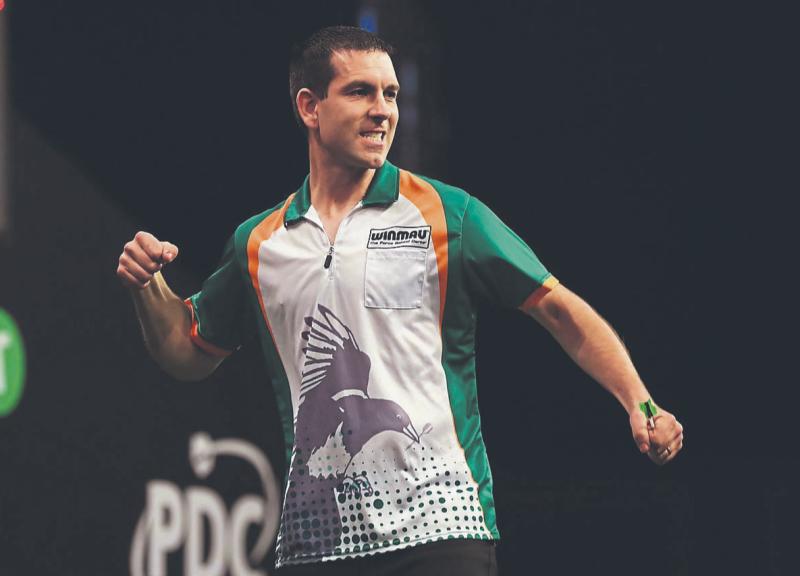 WATCH: Limerick man William O'Connor books second round place at PDC World Darts Championship