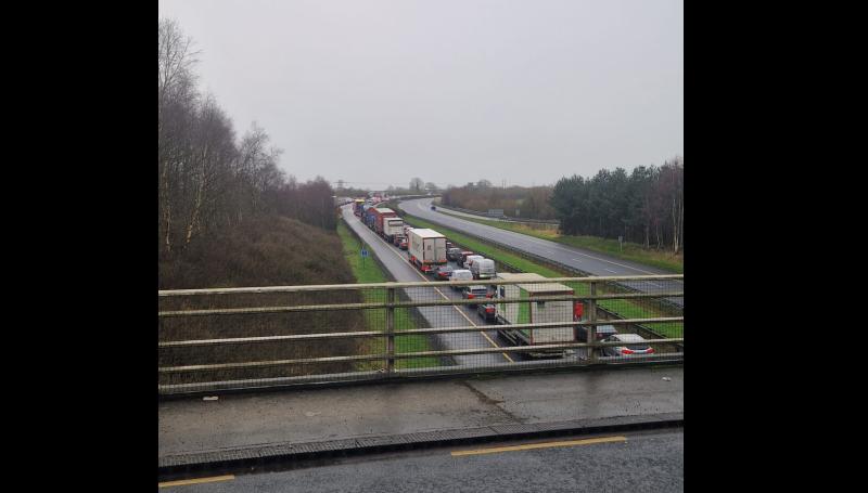 Traffic delays as multi-vehicle collision forces road closure on Limerick motorway