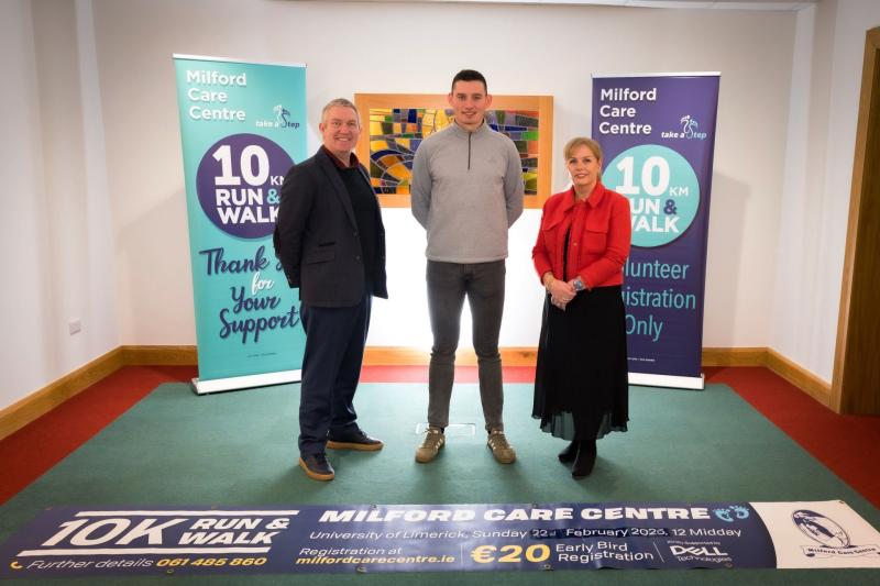 Limerick hurling star launches Milford Care Centre 10km Run & Walk