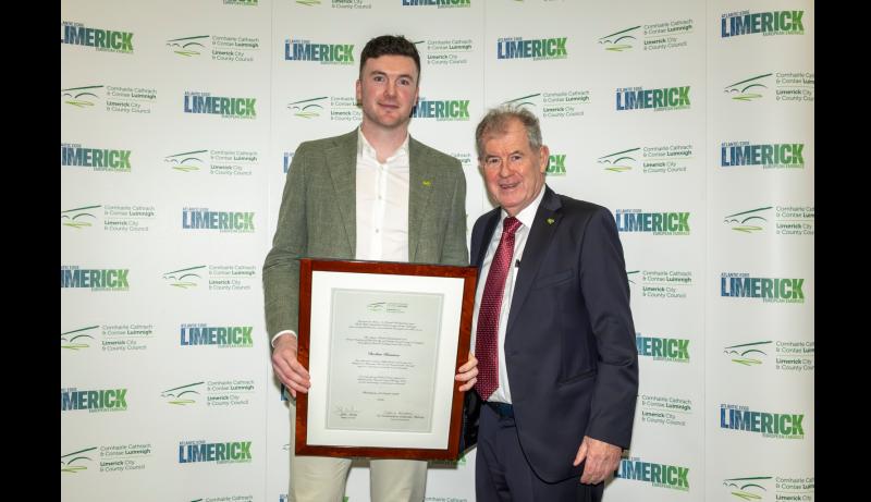 Civic reception celebrates Declan Hannon&rsquo;s legendary hurling career and service to Limerick