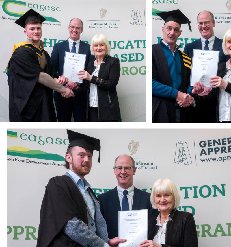 Three Limerick men among Ireland&rsquo;s first higher education apprentices in land-based sectors 