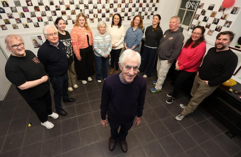 Thespian Maurice lights the Torch for every one of the Players' 50 years in Limerick
