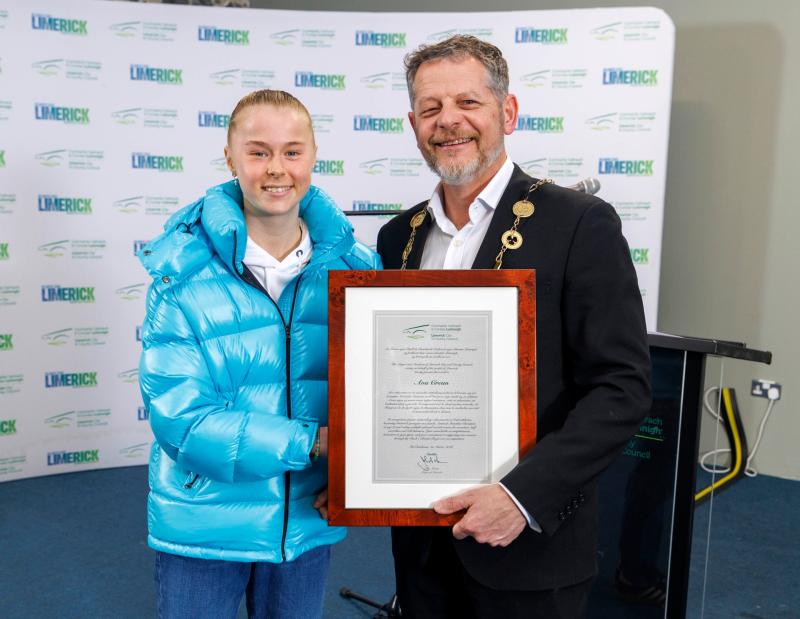 Mayor of Limerick hosts sports-themed Mayoral Reception in honour of local sports stars 