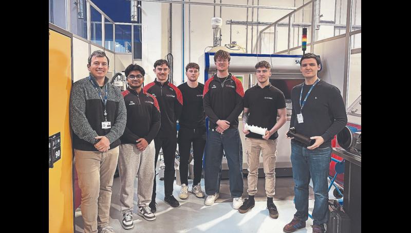 Student team pioneer a 3D-printed rocket engine engine