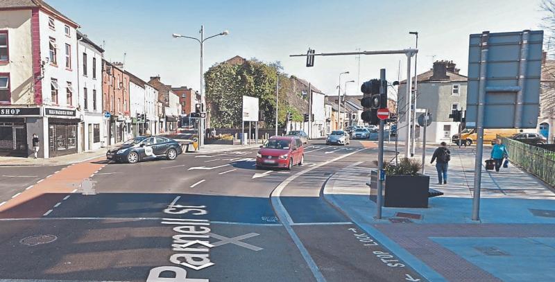 Woman with a child had to jump out of the way after car mounts footpath in Limerick during garda chase
