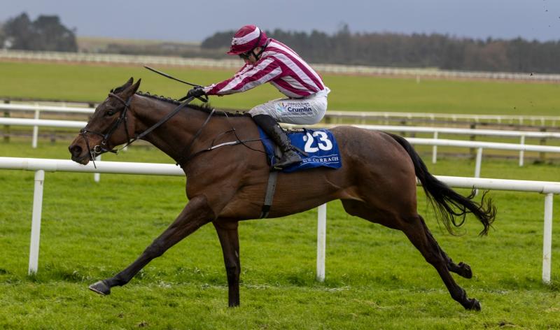 Limerick jockey in winners enclosure on opening day of new flat racing season