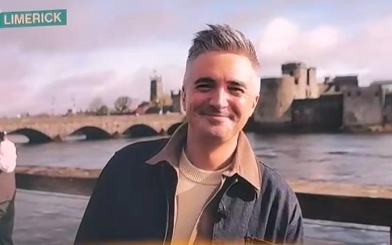 Sunny Limerick beamed into hundreds-of-thousands of UK homes ahead of St Patrick's Day