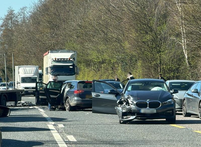 Woman, 50s, airlifted to hospital with serious injuries after multi-vehicle collision in Limerick