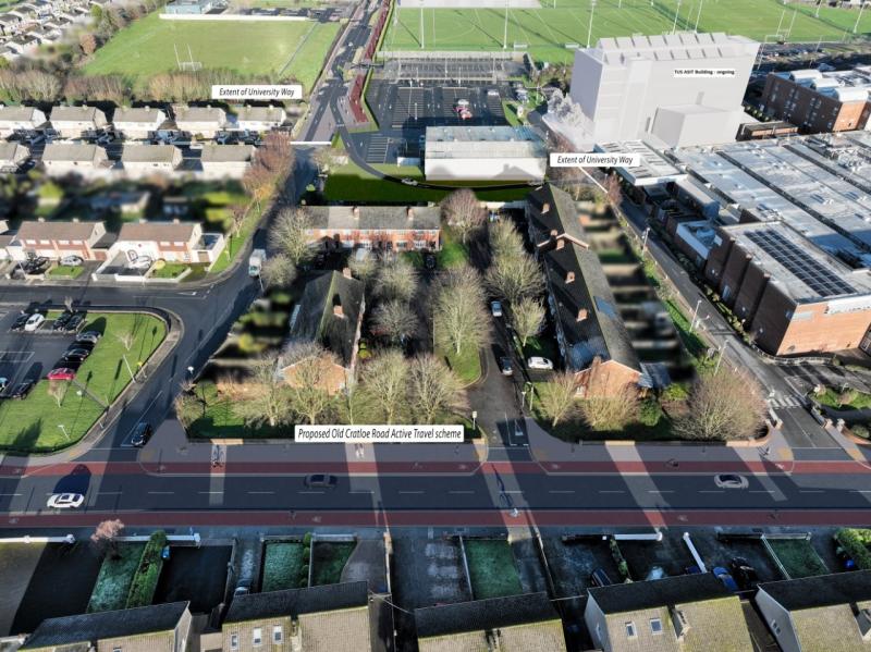 Second option for new Limerick road features loop around college