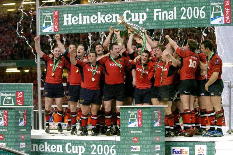 Munster Rugby to host 2006 Heineken Cup 20th Anniversary Gala Celebration Dinner