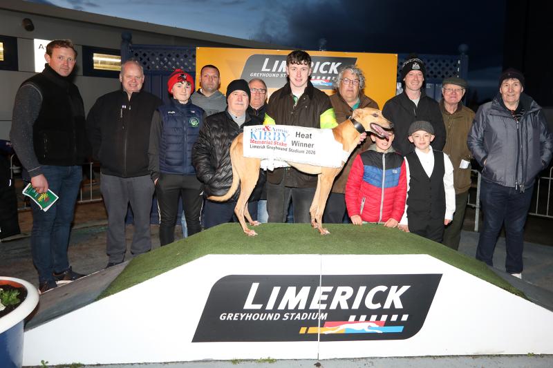 Twelve left standing in the Con & Annie Kirby Memorial in Limerick Greyhound Stadium