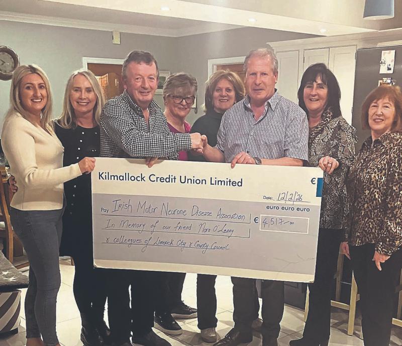 Limerick Council staff raise over &euro;4,500 in memory of much-loved colleague