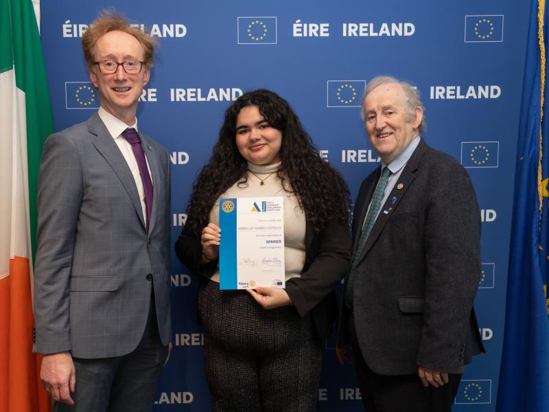 Limerick student wins all expenses paid trip in Rotary leadership competition