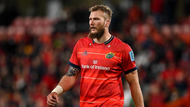 Munster confirm RG Snyman return to rugby action delayed until the New Year