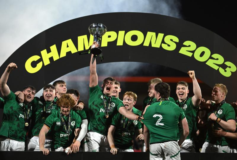 Two Munster Rugby players star as Ireland land U20 Grand Slam