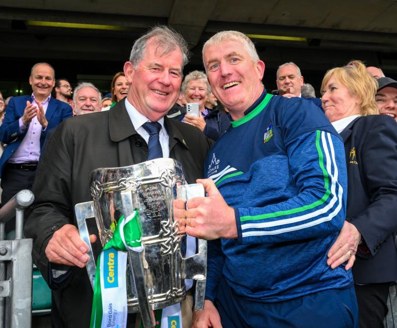King Kiely salutes Limerick players after fifth All-Ireland win