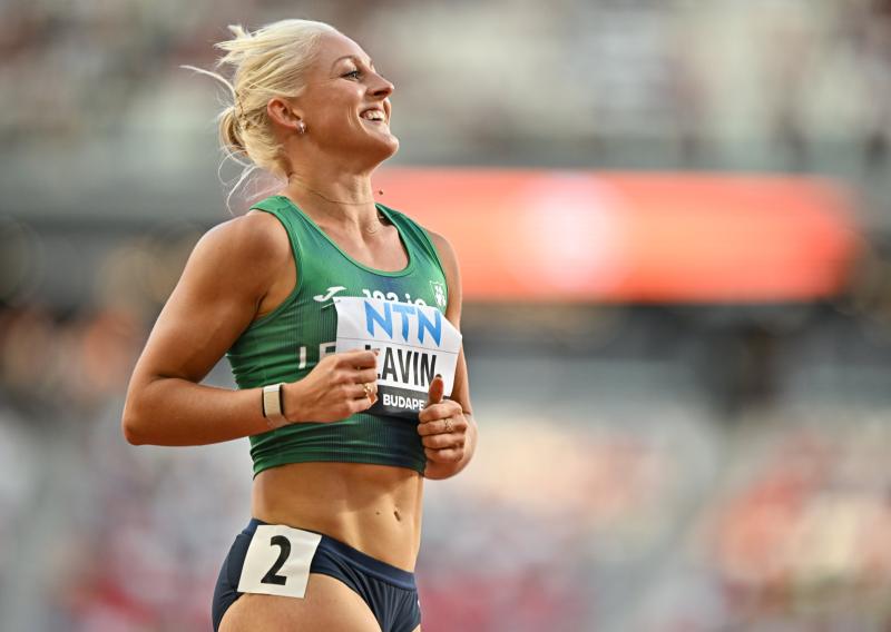 Limerick hurdler Sarah Lavin runs fastest race of her career to guarantee her spot in the semi-final of the 100m hurdles at World Athletic Championships