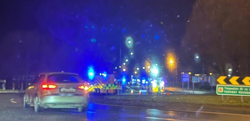 Emergency services attend two car collision in Limerick