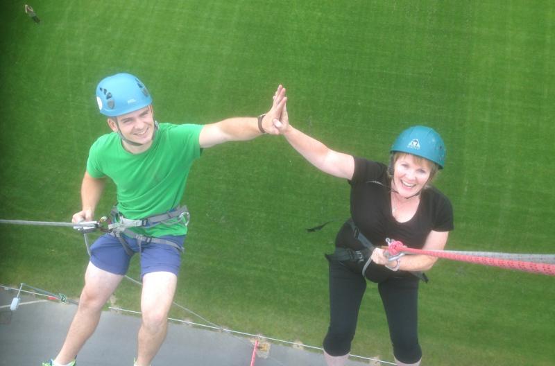 Visually impaired youngsters to abseil down Thomond Park Stadium