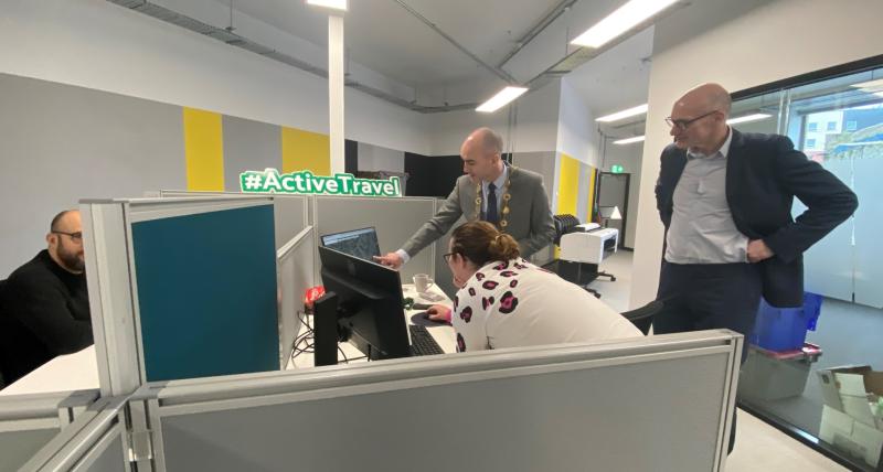 Active Travel team gets dedicated new office in heart of Limerick city
