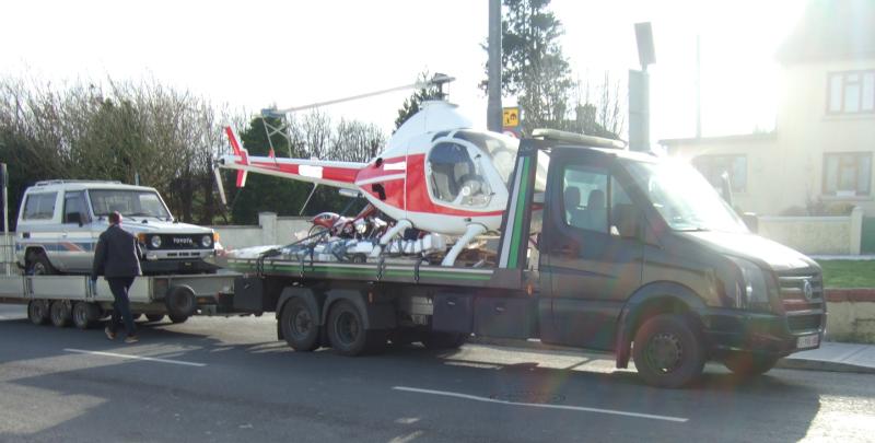 Motorist gets a land as helicopter is seized in Limerick