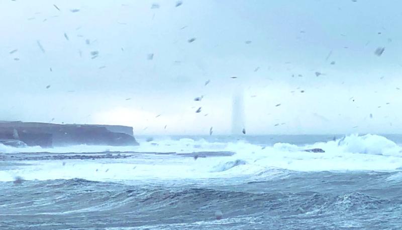 A tornado photographed in Clare causes quite a stir