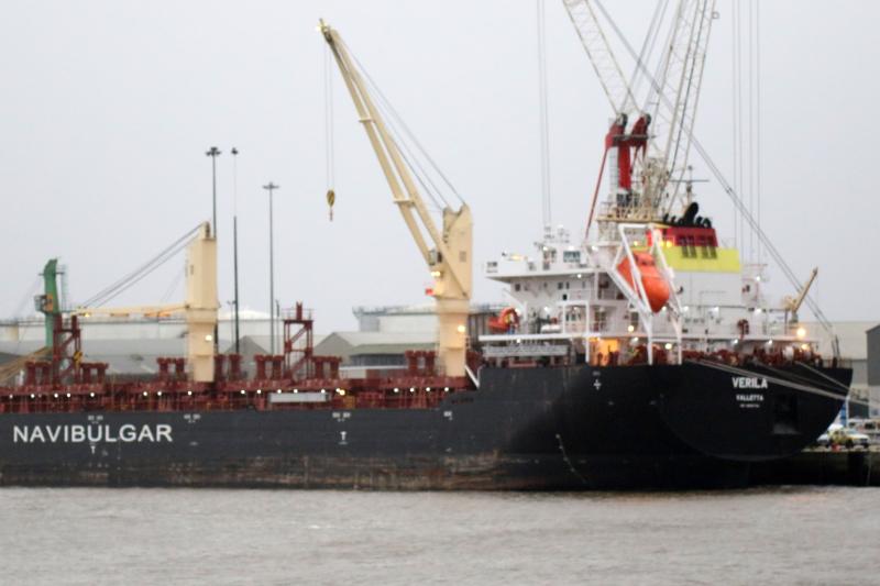 The Verila - docked at Foynes Port 