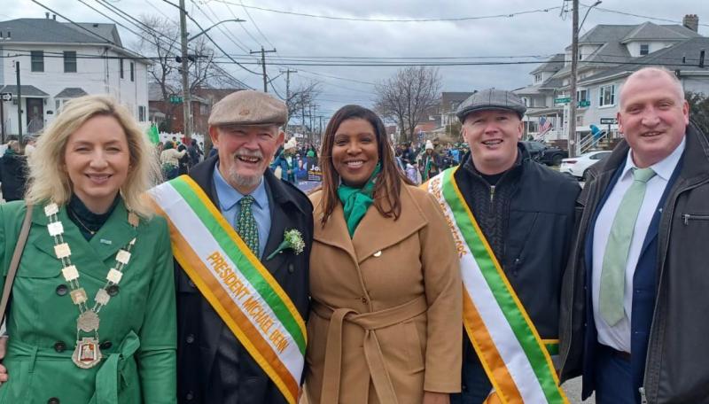 Limerick councillors represent at New York St Patrick's parade 