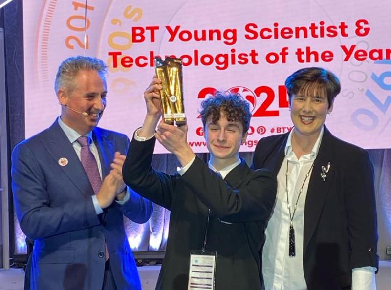 Limerick student wins BT Young Scientist competition with AI project