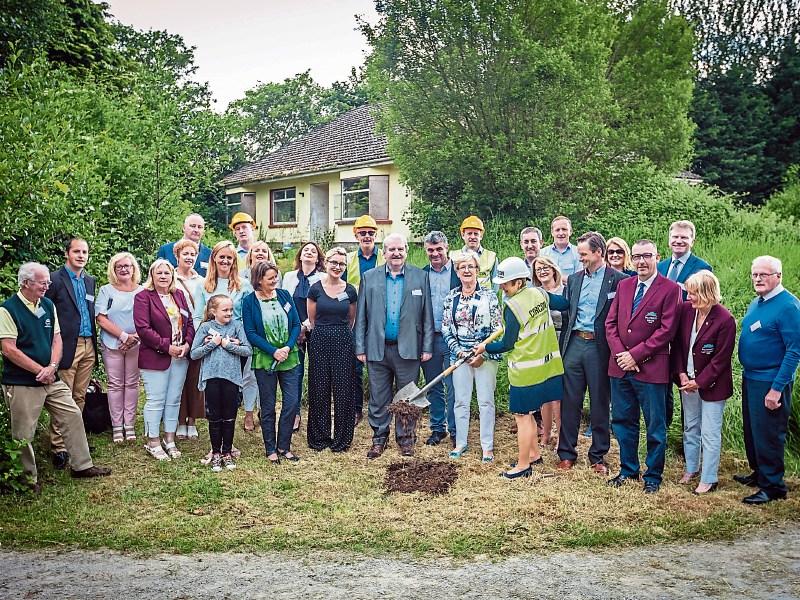 Turning the sod for the Ballyneety Community Development Association