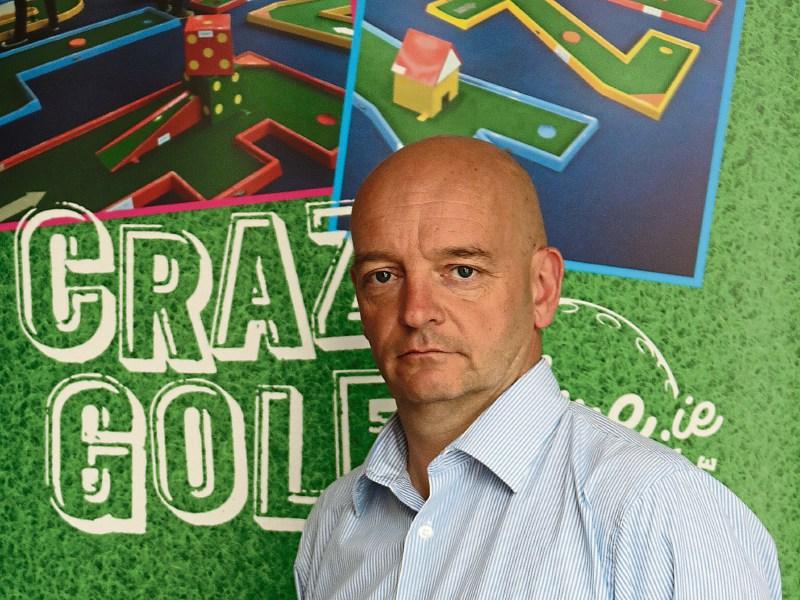 Fergus, son of the famous Tom Chawke, is forging a career on the fairways Picture: Michael Cowhey