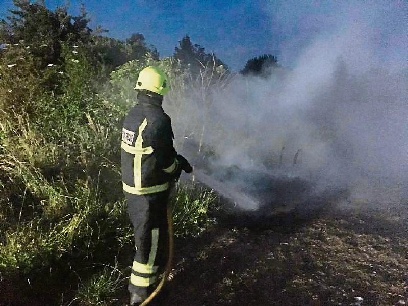 Fire crews from three counties tackle 'large' gorse fire near Limerick village