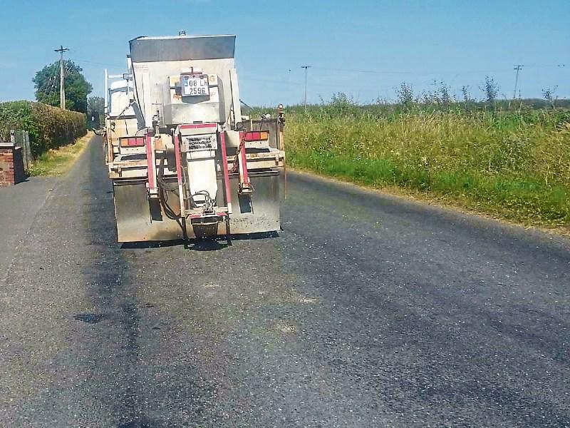 A gritting truck pictured near Newcastle West on Thursday afternoon