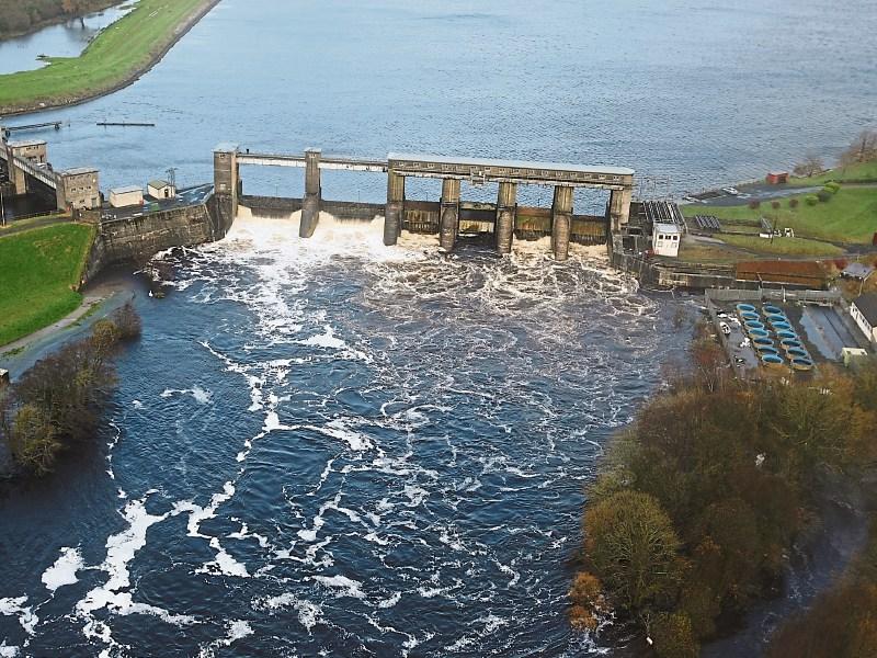 The weir at Parteen: Irish Water has said the plans will not impact drought in the region