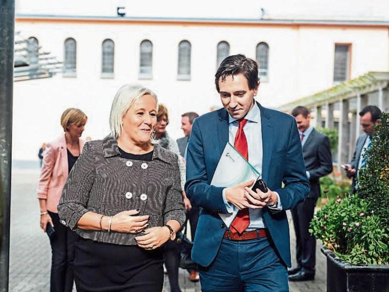 Colette Cowan CEO of the UL Hospitals Group with health minister Simon Harris on a previous visit to Limerick