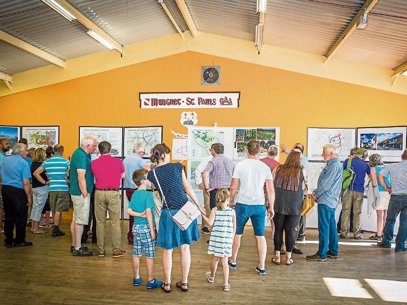 Mungret GAA Club played host to the first information evening on the plans, with a huge number of people from the locality showing up
