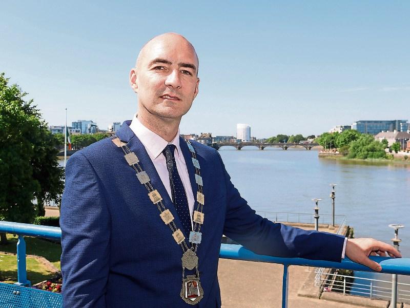 Cllr Daniel Butler, pictured on the balcony of the metropolitan district mayor’s office Picture: Michael Cowhey