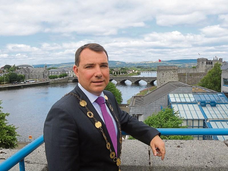 The new Mayor of Limerick, Cllr James Collins Picture: Michael Cowhey