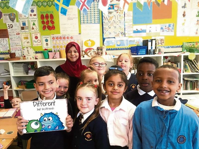 Presentation Primary School pupils pictured during Friendship Week in Ms Helen McMahon's first class