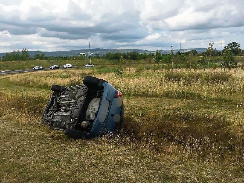 Motorist has lucky escape with minor injuries after road crash in Limerick city