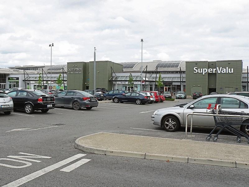 The existing Castletroy Town Centre and below, architect's impression of the new plan