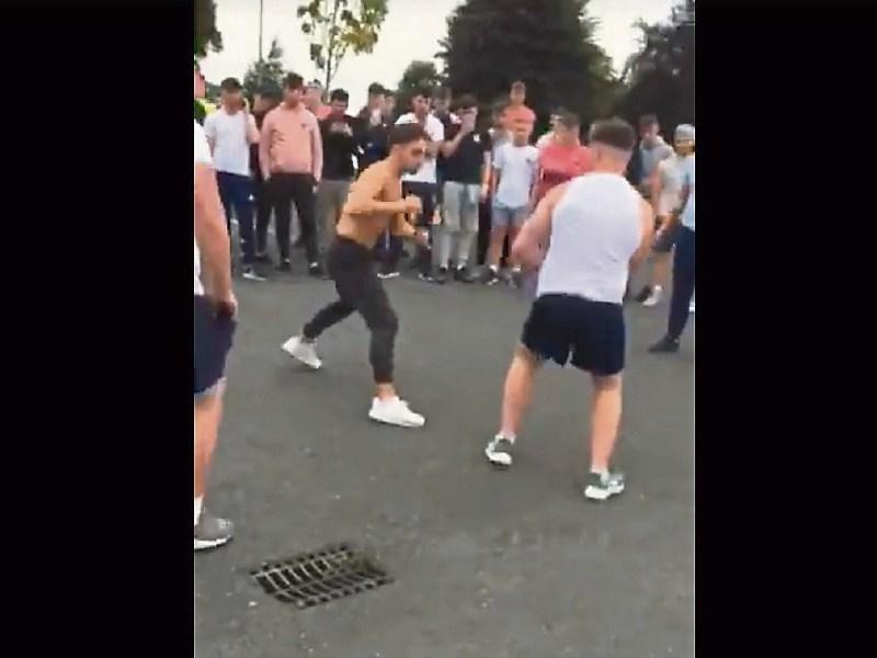 A screengrab from the video, which has since been deleted